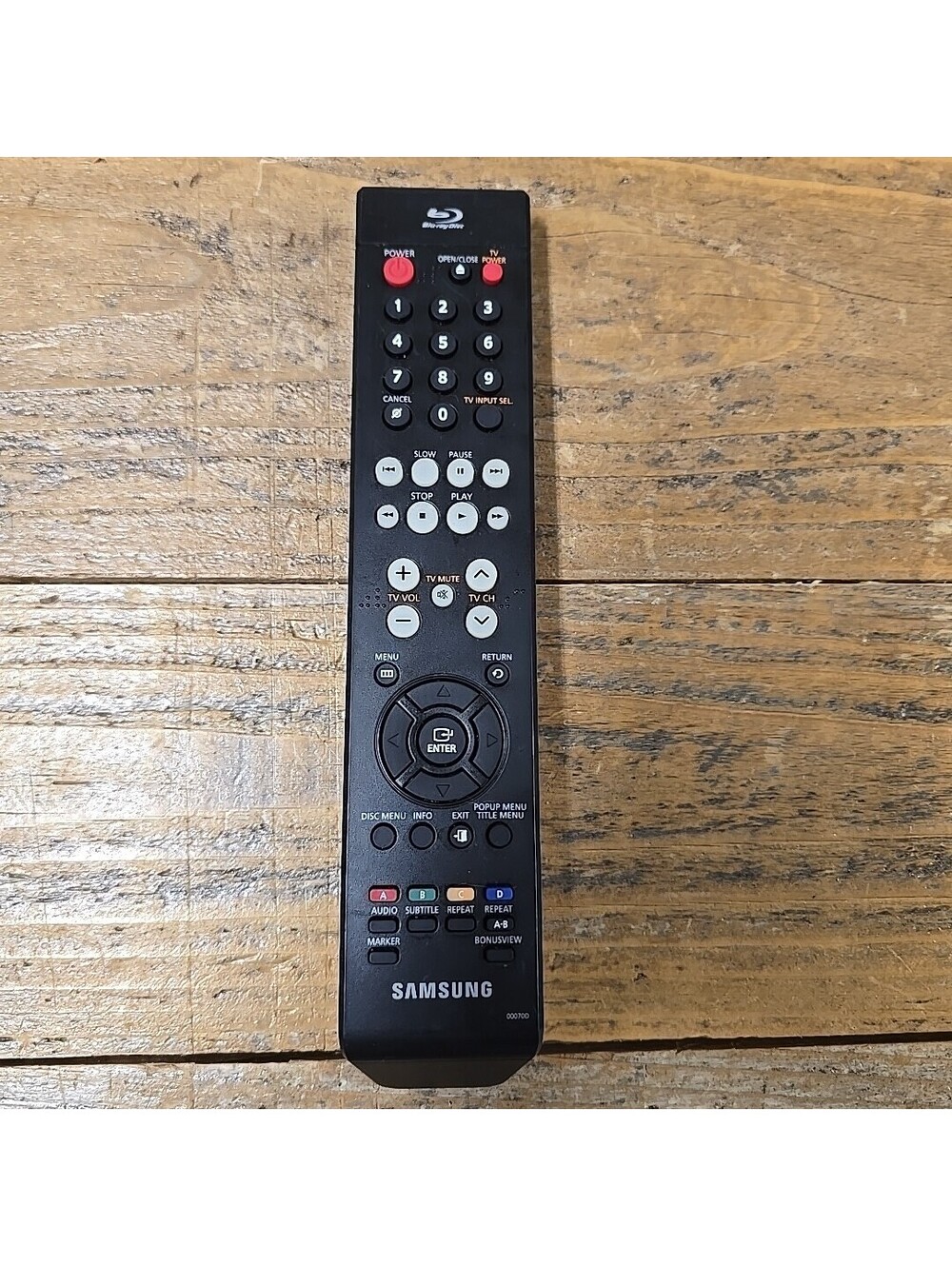 Samsung OEM Remote Control 00070D Blu-Ray Player